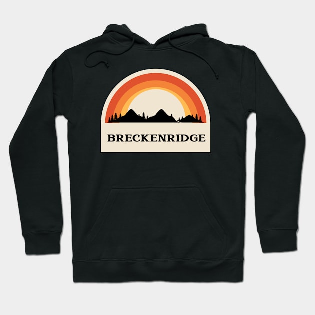 Breckenridge Retro Hoodie by victoria@teepublic.com